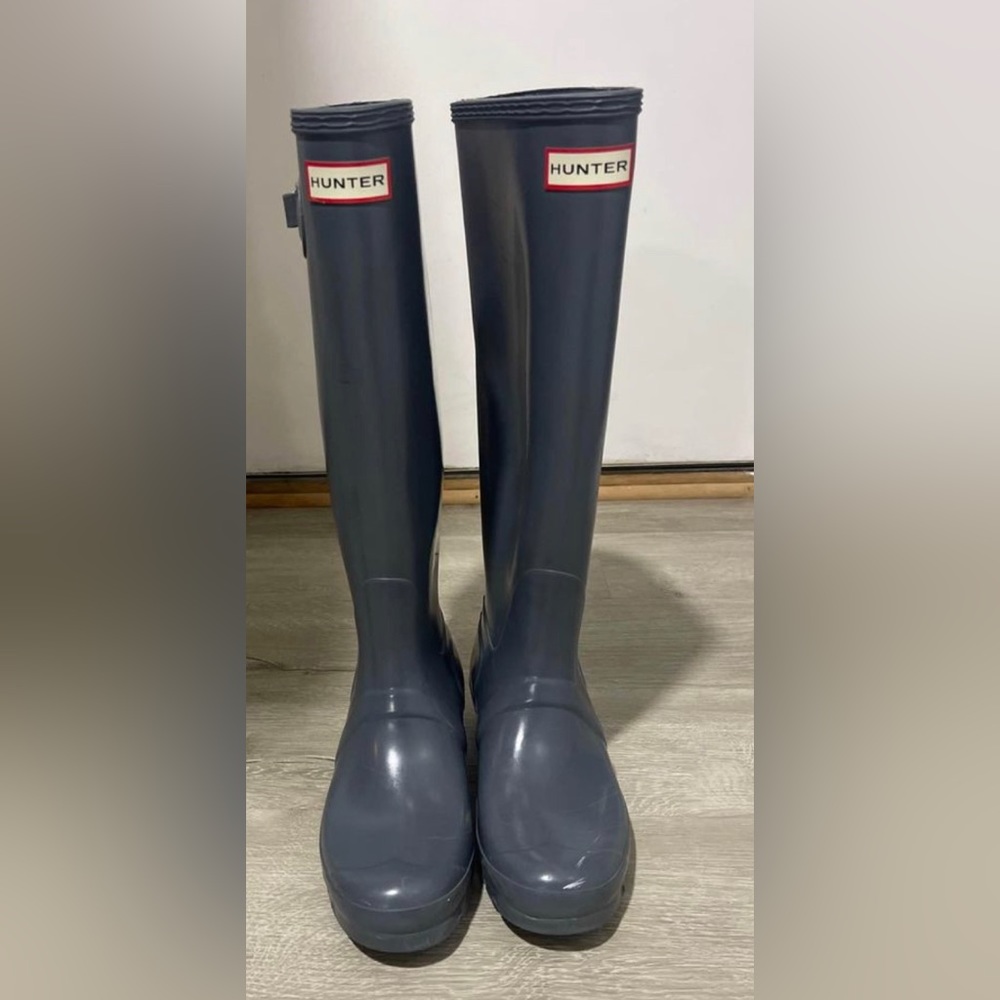 Size 8 Original Tall Gray rain boots